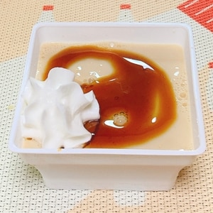 残った煮物deチョコかぼちゃ焼きプリン